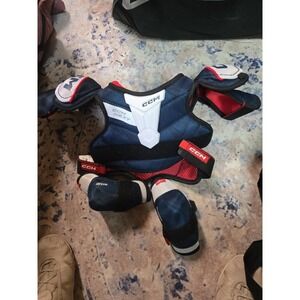 CCM Hockey Shoulder Pads and Elbow Pads Youth, Large